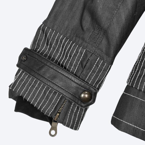 NILS Softshell Ski Snow Jacket Stitching Detail Womens 4 Winter Travel Dark Gray - Picture 8 of 13